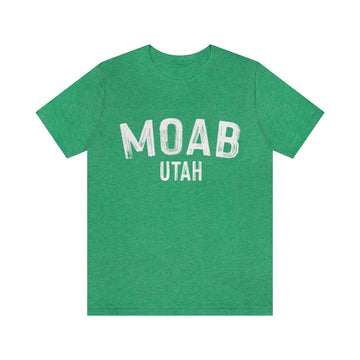 Moab, Utah Shirt - Paint Text Unisex Moab T-Shirt