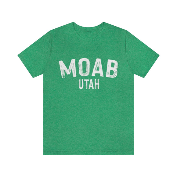 Moab, Utah Shirt - Paint Text Unisex Moab T-Shirt