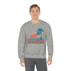 Anaheim, California Sweatshirt - Unisex Retro Palm Tree Crewneck Anaheim Sweatshirt