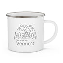 Vermont Camp Mug - Retro Enamel Camping Vermont Mug-3