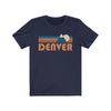 Denver, Colorado T-Shirt - Retro Mountain Adult Unisex Denver T Shirt