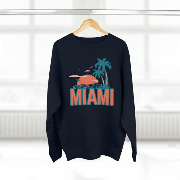 Premium Miami, Florida Sweatshirt - Unisex Premium Crewneck Sweatshirt