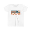 Golden Youth T-Shirt - Retro Mountain Colorado Kid's TShirt