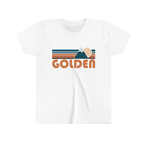 Golden Youth T-Shirt - Retro Mountain Colorado Kid's TShirt