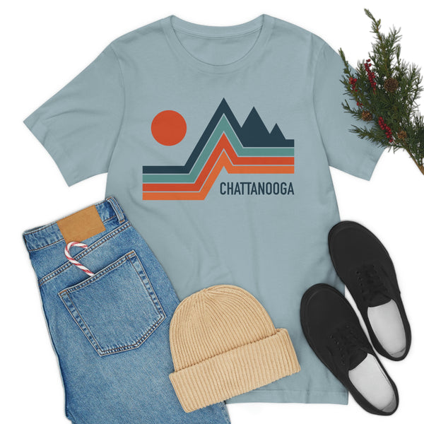 Chattanooga, Tennessee T-Shirt - Retro Mountain Unisex Chattanooga Shirt