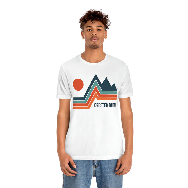 Crested Butte, Colorado T-Shirt - Retro Mountain Unisex Crested Butte Shirt
