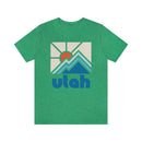 Utah Shirt, Utah Retro T-Shirt, Colorful Utah tee, Utah Mountain Shirt-12