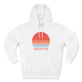 Premium Memphis, Tennessee Hoodie - Retro 80s Unisex Sweatshirt