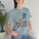 Tulum, Mexico T-Shirt - Retro Palm Tree & Beach Unisex Tulum Shirt-39