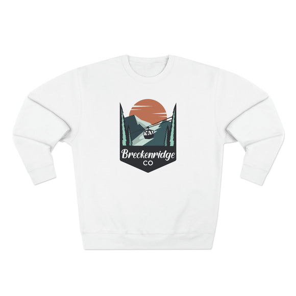 Premium Breckenridge, Colorado Crewneck Sweatshirt - Retro Unisex Sweatshirt