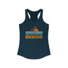 Mexico Women's Tank - Retro Palm Tree Women's Racerback Mexico Tank Top