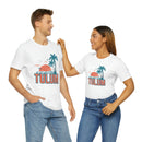 Tulum, Mexico T-Shirt - Retro Palm Tree & Beach Unisex Tulum Shirt-8