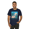Torrey Pines, California T-Shirt - Retro Palm Tree & Beach Unisex Torrey Pines Shirt