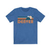 Denver, Colorado T-Shirt - Retro Mountain Adult Unisex Denver T Shirt