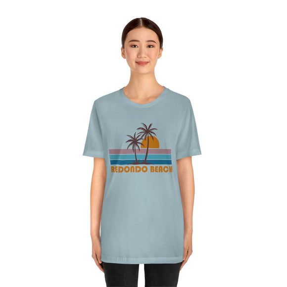 Redondo Beach, California T-Shirt - Retro Palm Tree Unisex Redondo Beach Shirt