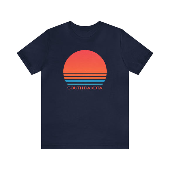 South Dakota T-Shirt - Retro 80s Unisex South Dakota Shirt