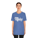 Maine T-Shirt - Hand Lettered Unisex Maine Shirt-13