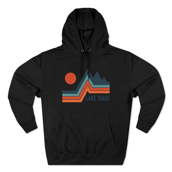 Premium Lake Tahoe, California Hoodie - Retro Unisex Sweatshirt