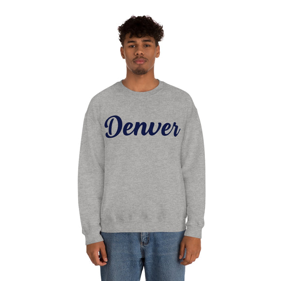 Denver, Colorado Sweatshirt - Script Unisex