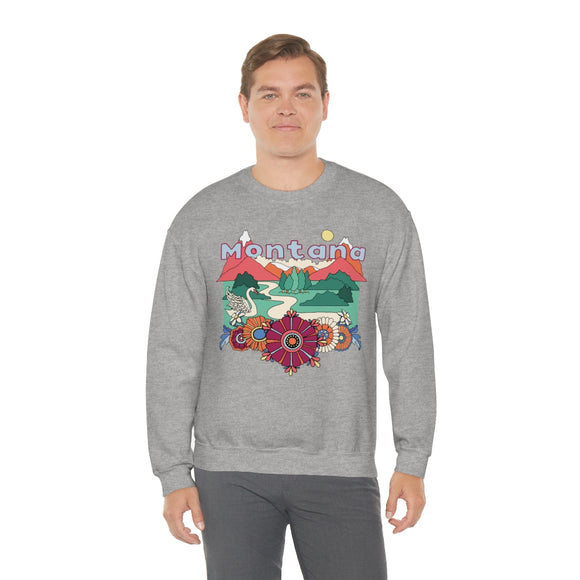 Montana Sweatshirt - Boho / Hippie Unisex