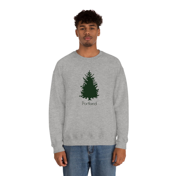 Portland, Oregon Sweatshirt - Tree Unisex