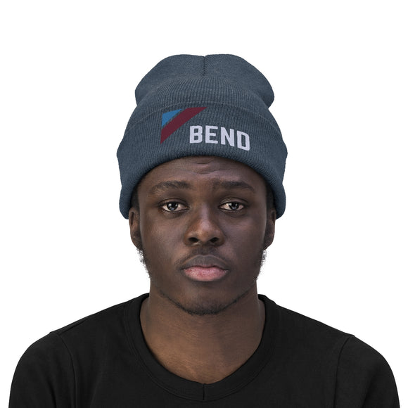 Bend, Oregon Beanie - Adult Embroidered Retro Bend Knit Hat