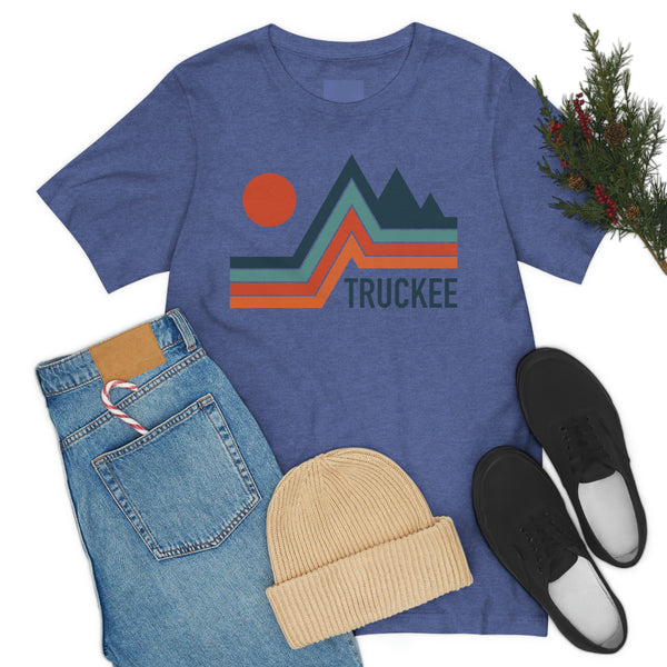 Truckee, California T-Shirt - Retro Mountain Unisex Truckee Shirt