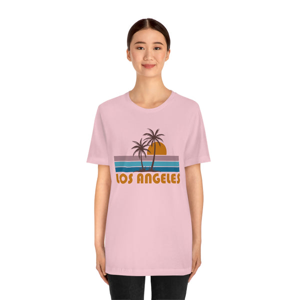 Los Angeles, California T-Shirt - Retro Palm Tree Unisex Los Angeles Shirt