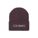 Colorado Beanie - Adult Embroidered Colorado Knit Hat-1