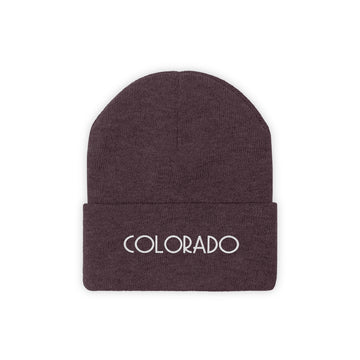 Colorado Beanie - Adult Embroidered Colorado Knit Hat