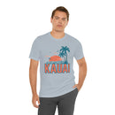 Kauai, Hawaii T-Shirt - Retro Palm Tree & Beach Unisex Kauai Shirt-54