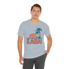 Kauai, Hawaii T-Shirt - Retro Palm Tree & Beach Unisex Kauai Shirt