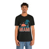 Miami, Florida T-Shirt - Retro Palm Tree & Beach Unisex Miami Shirt