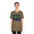 Vail T-Shirt - Retro Mountain Bike Adult Unisex Vail, Colorado T Shirt-29