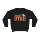 Utah Sweatshirt - Retro Mountain Crewneck Utah Sweatshirt-5