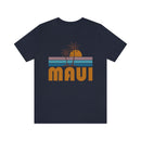 Maui, Hawaii T-Shirt - Retro Palm Tree Unisex Maui Shirt-46