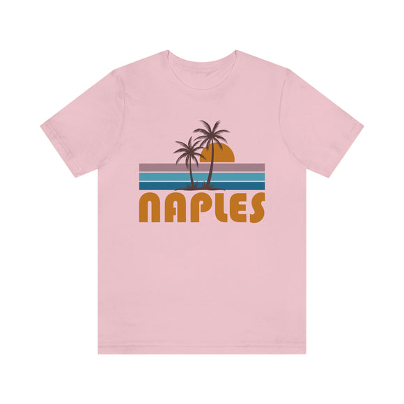 Naples, Florida T-Shirt - Retro Palm Tree Unisex Naples Shirt