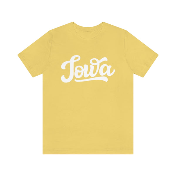 Iowa T-Shirt - Hand Lettered Unisex Iowa Shirt