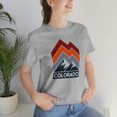 Colorado T-Shirt - Retro Mountain Line Unisex Colorado Shirt-42
