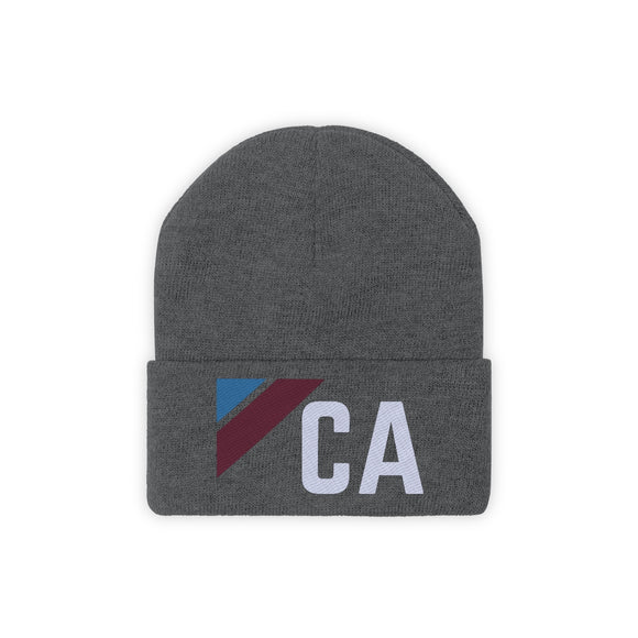 California Beanie - Adult Embroidered Retro California Knit Hat