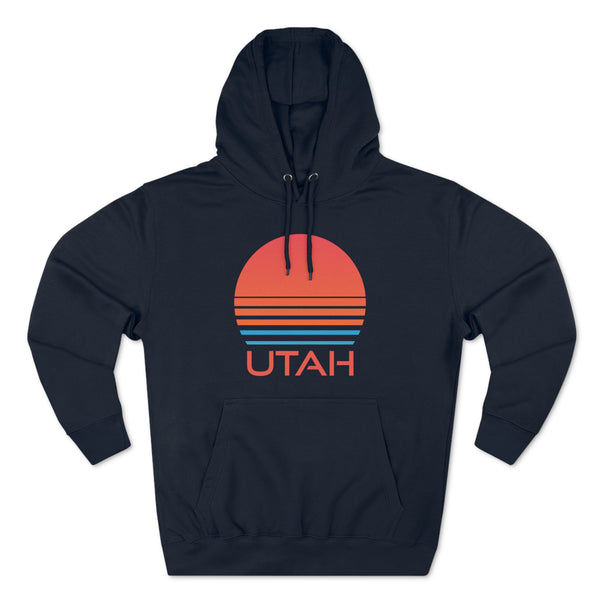 Premium Utah Hoodie - Retro 80s Unisex Sweatshirt