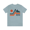 Boise, Idaho T-Shirt - Retro Mountain Unisex Boise Shirt