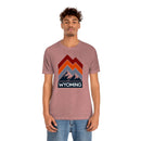 Wyoming T-Shirt - Retro Mountain Unisex Wyoming Shirt-21
