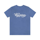 Wyoming T-Shirt - Hand Lettered Unisex Wyoming Shirt-1