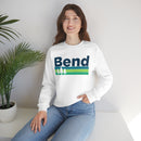 Bend, Oregon Sweatshirt - Retro Trees Unisex-6