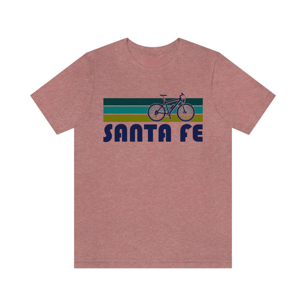 Santa Fe T-Shirt - Retro Mountain Bike Adult Unisex Santa Fe, New Mexico T Shirt