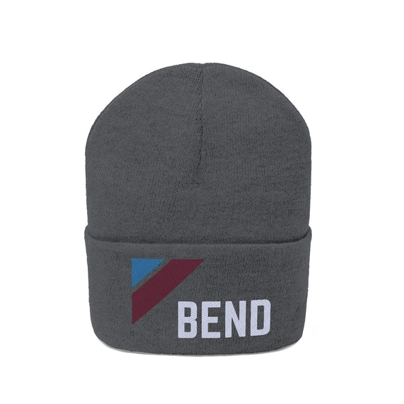 Bend, Oregon Beanie - Adult Embroidered Retro Bend Knit Hat
