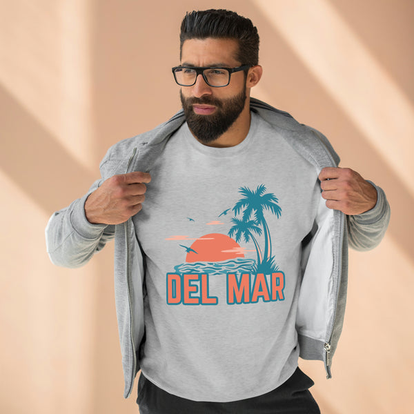 Premium Del Mar, California Sweatshirt - Unisex Premium Crewneck Sweatshirt