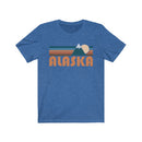 Alaska T-Shirt - Retro Mountain Adult Unisex Alaska T Shirt-1