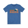 Alaska T-Shirt - Retro Mountain Adult Unisex Alaska T Shirt